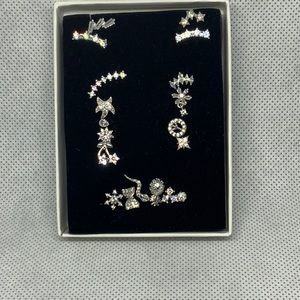 Ear piercings with screw backs